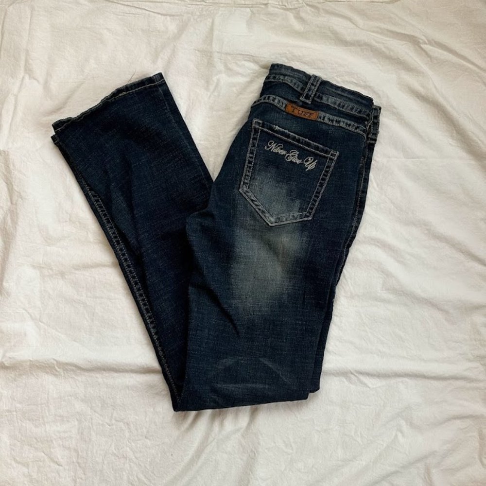 Cowgirl Tuff Never Give Up Bootcut Jean 30x35 Long